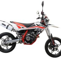 Pot echappement compatible avec Beta RR 125 4T Enduro 2019-2020, Albus Evo4, Pot Echappement homologué pour les marchés non européens 