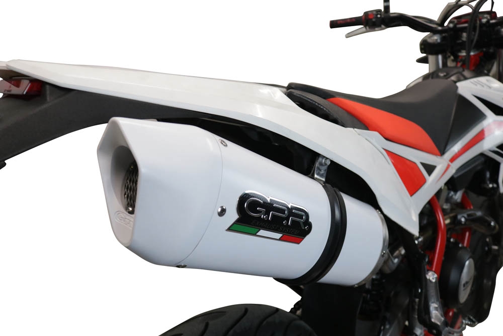 Pot echappement compatible avec Beta RR 125 4T Enduro 2019-2020, Albus Evo4, Pot Echappement homologué pour les marchés non européens 