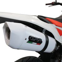 Pot echappement compatible avec Beta RR 125 4T Enduro 2019-2020, Albus Evo4, Pot Echappement homologué pour les marchés non européens 