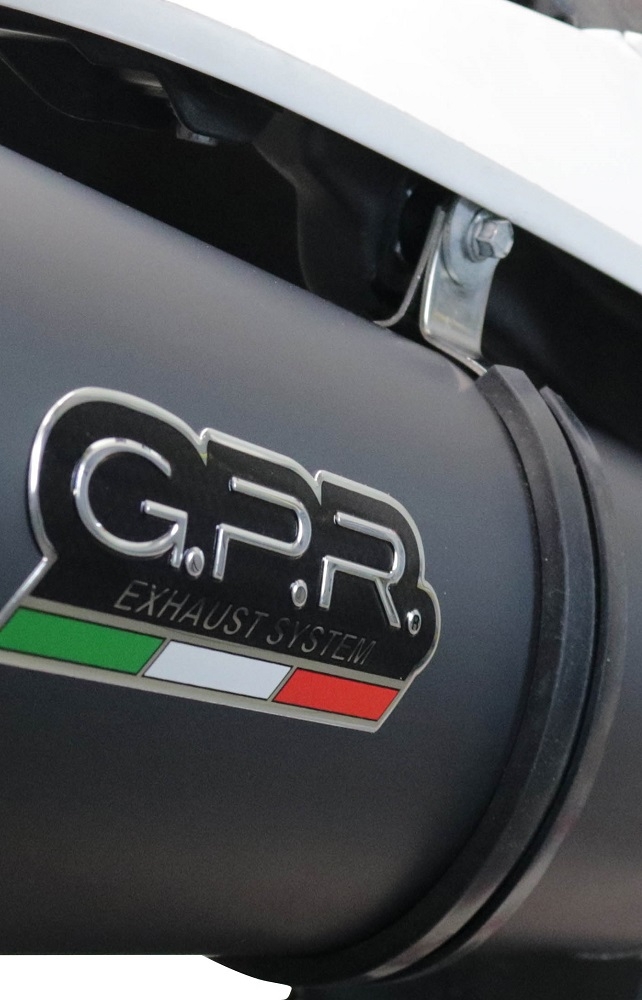 Pot echappement compatible avec Beta RR 125 4T Enduro 2019-2020, Furore Evo4 Nero, Pot Echappement homologué pour les marchés non européens 