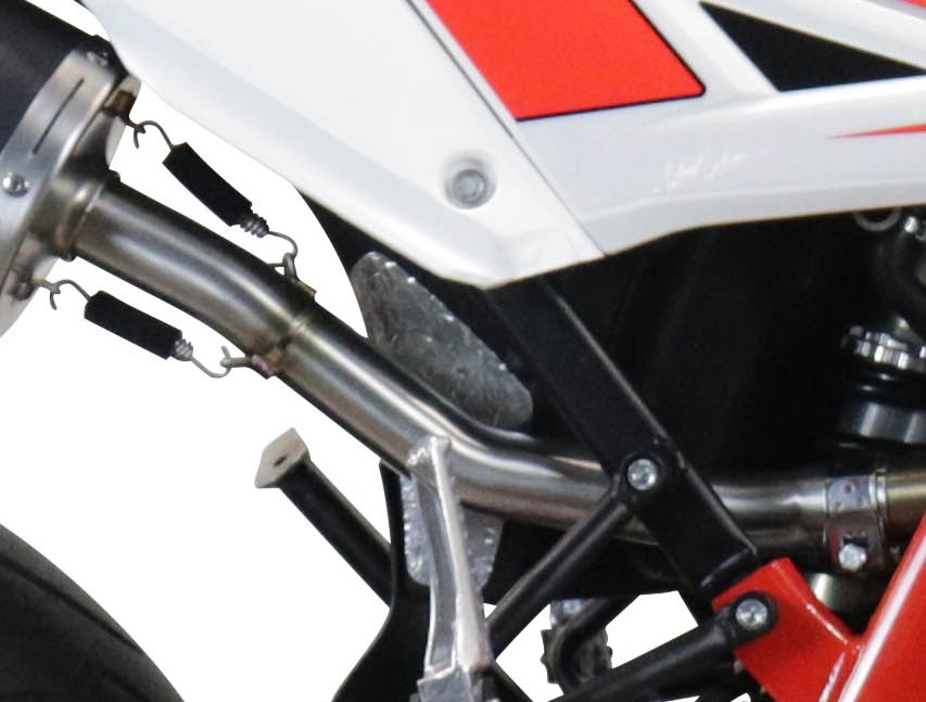 Pot echappement compatible avec Beta RR 125 4T Enduro 2019-2020, Furore Evo4 Nero, Pot Echappement homologué pour les marchés non européens 