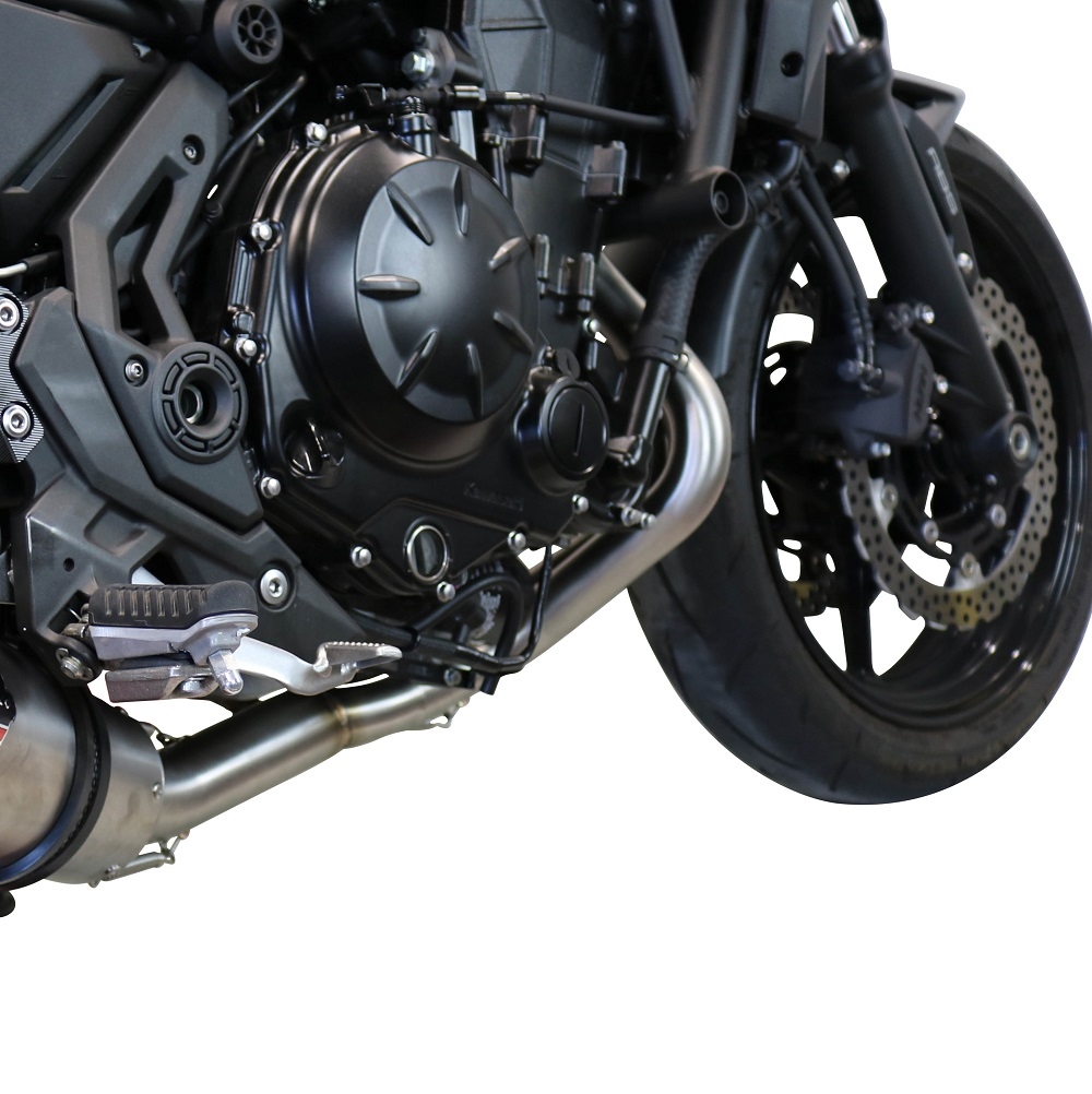 Pot echappement compatible avec Kawasaki Ninja 650 2023-2024, M3 Inox , Pot échappement complet, non légal pour les pays de l'UE, avec db killer amovible 