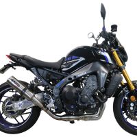 Pot echappement compatible avec Yamaha Mt-09 2021-2024, M3 Inox , Pot échappement complet, non légal pour les pays de l'UE, avec db killer amovible 