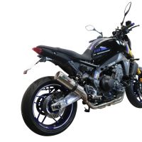 Pot echappement compatible avec Yamaha Mt-09 2021-2024, M3 Inox , Pot échappement complet, non légal pour les pays de l'UE, avec db killer amovible 