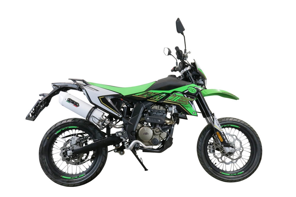 Pot echappement compatible avec KL MOTOR KXE 125 2022-2023, Albus Evo4, Pot Echappement homologué pour les marchés non européens 