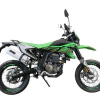 Pot echappement compatible avec KL MOTOR KXE 125 2022-2023, Albus Evo4, Pot Echappement homologué pour les marchés non européens 