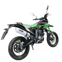 Pot echappement compatible avec KL MOTOR KXE 125 2022-2023, Albus Evo4, Pot Echappement homologué pour les marchés non européens 