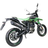 Pot echappement compatible avec KL MOTOR KXE 125 2022-2023, Furore Evo4 Poppy, Pot Echappement homologué pour les marchés non européens 