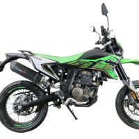 Pot echappement compatible avec KL MOTOR KXE 125 2022-2023, Furore Evo4 Poppy, Pot Echappement homologué pour les marchés non européens 