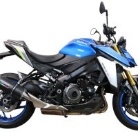 Pot echappement compatible avec Suzuki Gsx-S 1000 2015-2016, Furore Poppy, Échappement légal, homologué,silencieux avec db killer amovible et tuyau de liaison spécifique 