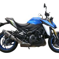 GPR exhaust compatible with  Suzuki GSX-S950 2021-2025, New Grand Prix Evo Titanium, Slip-on exhaust including removable db killer and link pipe, EPA-compliant 