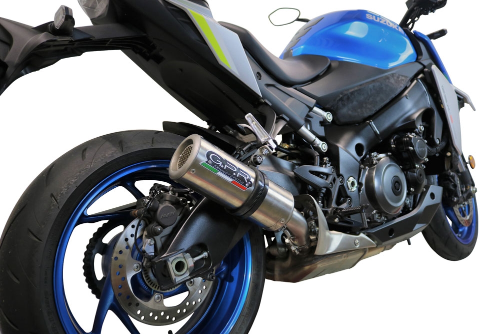 Pot echappement compatible avec Suzuki Gsx-S 1000 2015-2016, M3 Inox , Échappement légal, homologué,silencieux avec db killer amovible et tuyau de liaison spécifique 
