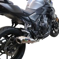 Pot echappement compatible avec Voge 500DS 2021-2024, Powercone Evo, Pot échappement racing, avec les tuyaux de liaison, article sans homologation 