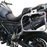 Pot echappement compatible avec Voge 650DSX 2021-2024, Furore Evo4 Nero, Pot Echappement homologué pour les marchés non européens 