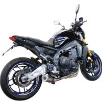 Pot echappement compatible avec Yamaha Mt-09 2021-2024, M3 Inox , Pot échappement complet, non légal pour les pays de l'UE, avec db killer amovible 