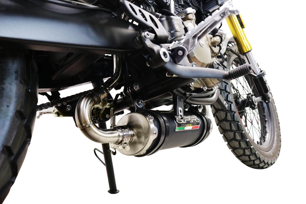Pot echappement compatible avec F.B. Mondial Sport Classic 125 -Pagani 1948 2021-2023, Decatalizzatore, Suppresseur de cataliseu, décatalyseurr, article sans homologation 