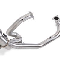 Pot echappement compatible avec Ktm LC 8 Super Adventure 1290 R 2021-2024, Sonic Poppy, Pot échappement complet, non légal pour les pays de l'UE, avec db killer amovible 