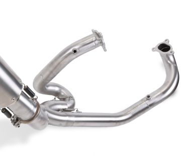 Pot echappement compatible avec Ktm Lc8 990 Adventure - R - DAKAR 2006-2014, Hyper Sonic Inox, Homologué et légal, système d'échappement complet, avec db killer amovible 