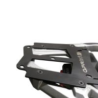 Top case GPR TECH compatible with  Suzuki V-Strom 1050 Xt/De 2020/2024 e5 GPR TECH Top case in aluminum, black color with specific plate included Capacity 45 LT.
