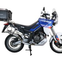 Top case GPR TECH compatible with  Aprilia Tuareg 660 2021/2024 e5 GPR TECH Top case in aluminum, black color with specific plate included Capacity 45 LT.