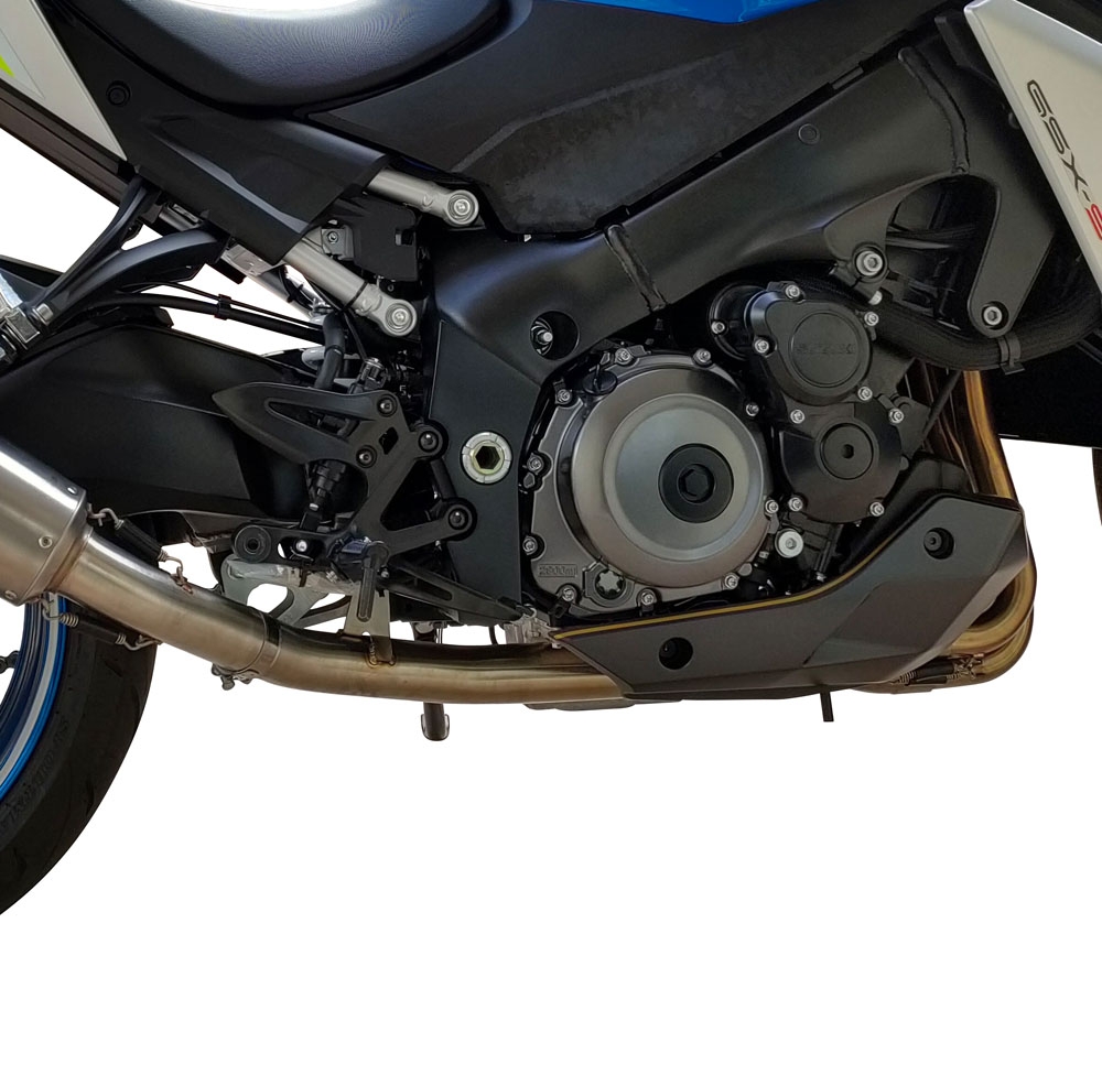 Pot echappement compatible avec Suzuki Gsx-S 1000 GT 2021-2025, Decatalizzatore, Suppresseur de cataliseu, décatalyseurr, article sans homologation 