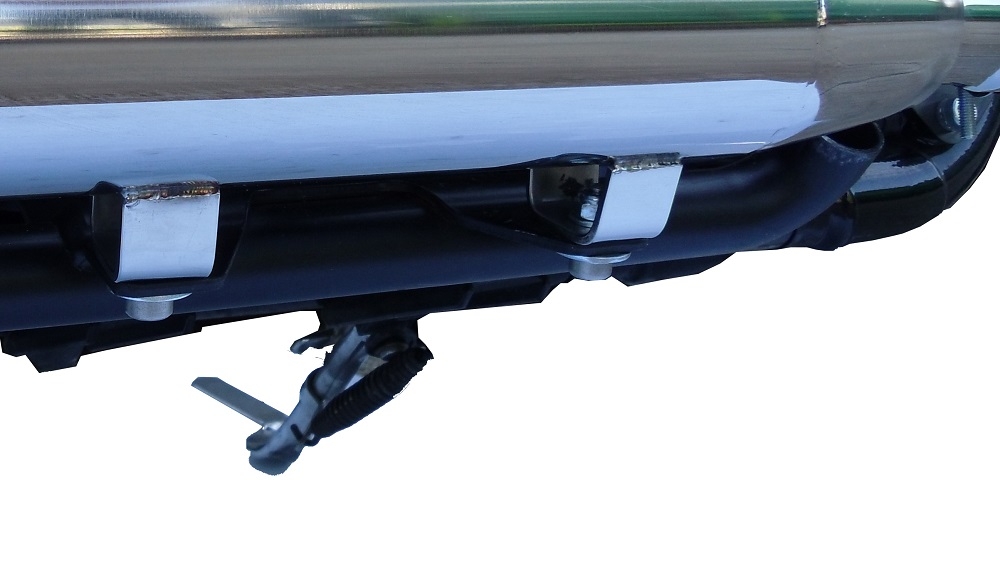 Pot echappement compatible avec Harley Davidson Sportster 1200 2004-2009, Slash Inox, Paire de pot d'échappement homologuées, livrées avec db killer amovible et raccords spécifiques 