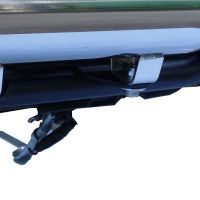 Pot echappement compatible avec Harley Davidson Sportster 1200 2004-2009, Slash Inox, Paire de pot d'échappement homologuées, livrées avec db killer amovible et raccords spécifiques 