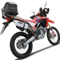 Pot echappement compatible avec Honda Crf 300 L - Rally 2021-2024, Albus Ceramic, Pot Echappement homologué pour les marchés non européens 