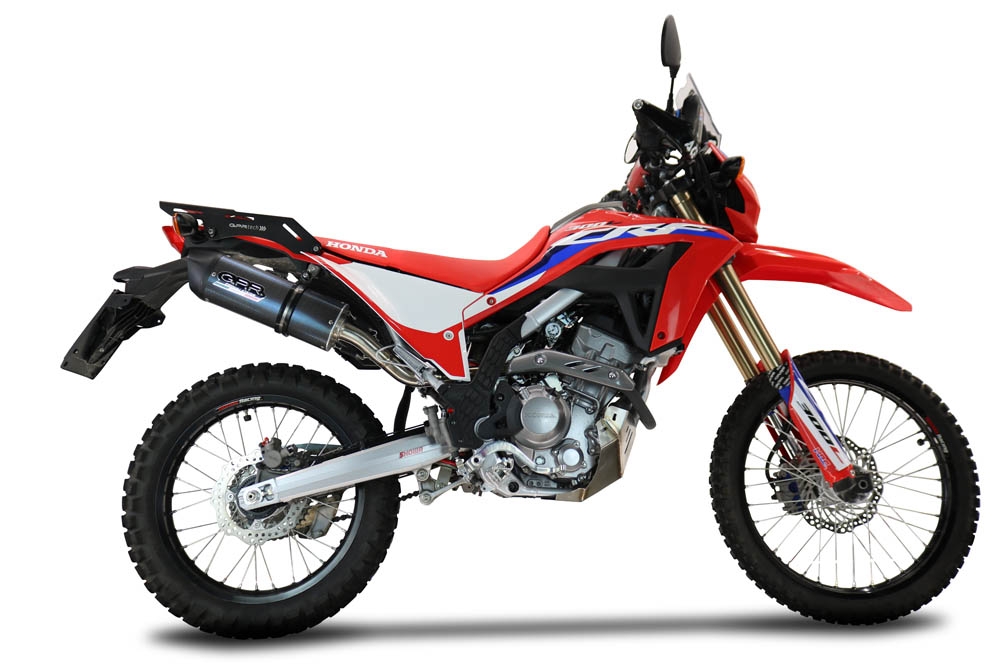Pot echappement compatible avec Honda Crf 300 L - Rally 2021-2024, Furore Poppy, Pot Echappement homologué pour les marchés non européens 