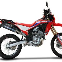 Pot echappement compatible avec Honda Crf 300 L - Rally 2021-2024, Furore Poppy, Pot Echappement homologué pour les marchés non européens 
