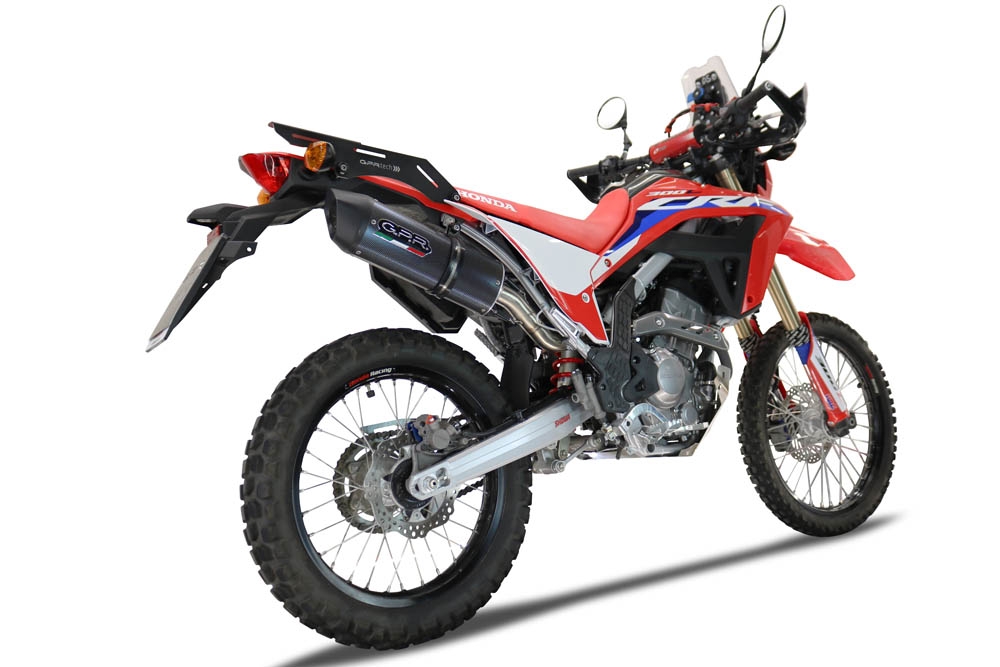 Pot echappement compatible avec Honda Crf 300 L - Rally 2021-2024, Furore Poppy, Pot Echappement homologué pour les marchés non européens 
