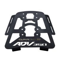 GPR TECH compatible with  Honda Forza 350 2021/2024 e5 GPR TECH Specific fitting plate Top Case ALPITECH 26 LT compatible with original luggage rack,stainless steel made with 4 anchor points