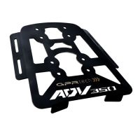 GPR TECH compatible with  Honda Forza 350 2021/2024 e5 GPR TECH Specific fitting plate Top Case ALPITECH 26 LT compatible with original luggage rack,stainless steel made with 4 anchor points