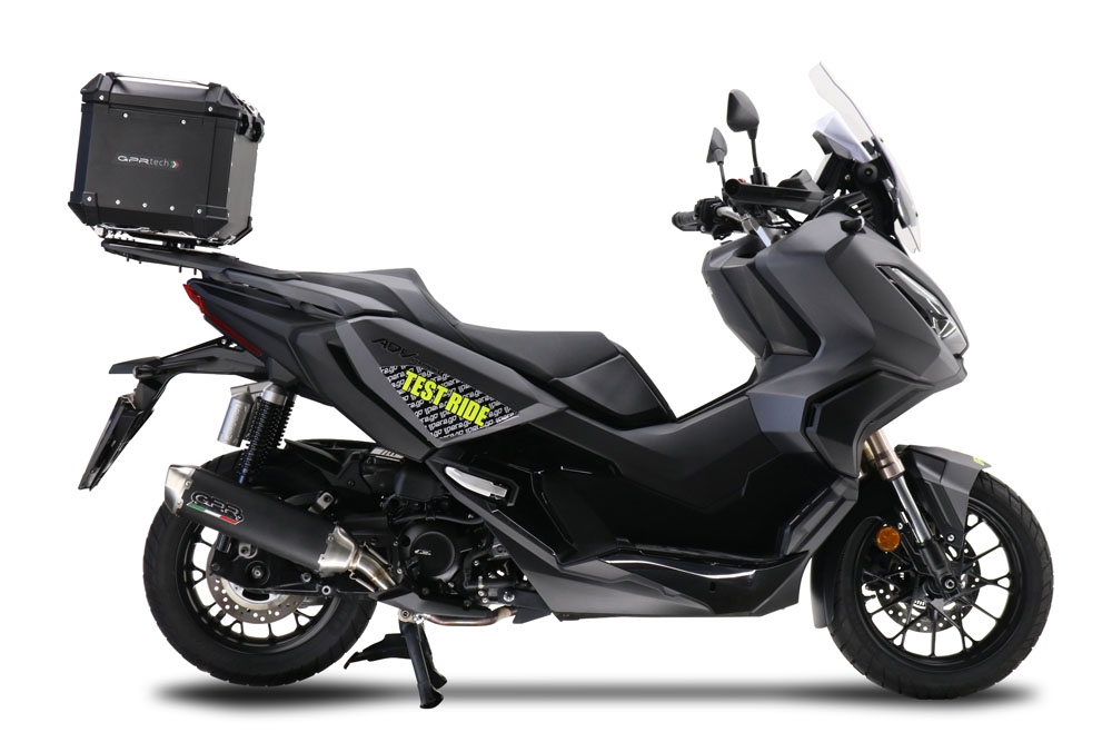 Pot echappement compatible avec Honda Forza 350 2021-2024, Pentascooter, Pot echappement racing,silencieux avec db killer et des tuyaux de liaison sans homologation 