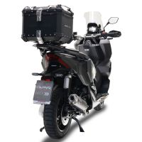 Top case GPR TECH compatible with  Honda Forza 125 2015/2023 GPR TECH Top case in aluminum, black color with specific plate included Capacity 26 LT.