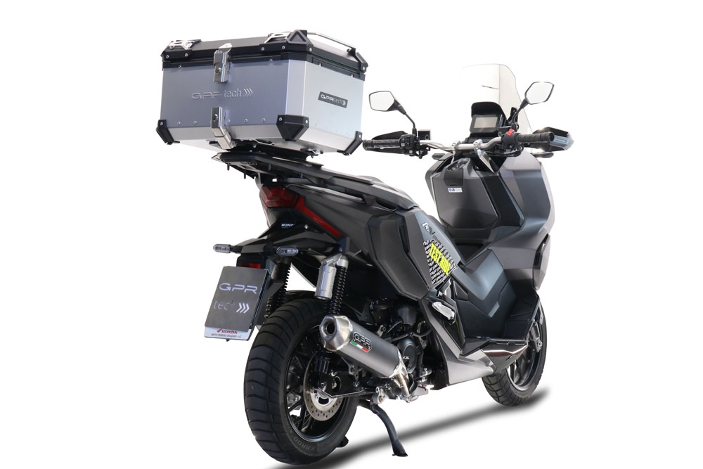 Pot echappement compatible avec Honda Forza 350 2021-2024, Pentascooter, Pot echappement racing,silencieux avec db killer et des tuyaux de liaison sans homologation 