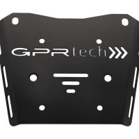 Top case GPR TECH compatible with  Honda Transalp 750  2023/2024 e5 GPR TECH Top case in aluminum, silver color with specific plate included Capacity 55 LT.