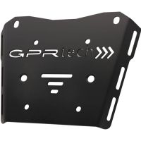 Top case GPR TECH compatible with  Honda Transalp 750  2023/2024 e5 GPR TECH Top case in aluminum, silver color with specific plate included Capacity 55 LT.