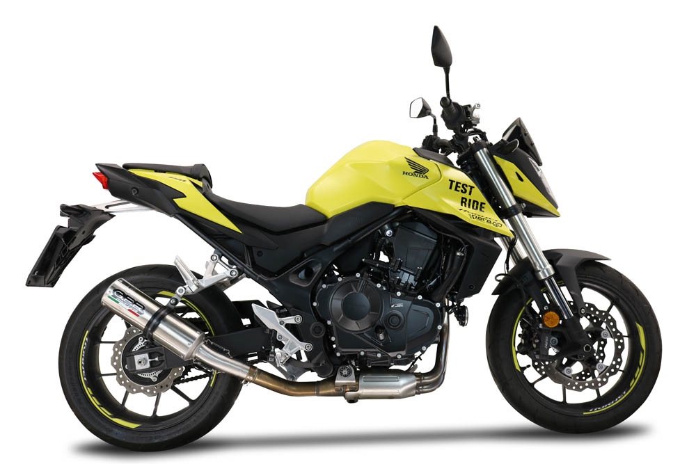 Pot echappement compatible avec Honda CB 750 Hornet 2023-2024, M3 Inox , Échappement légal, homologué,silencieux avec db killer amovible et tuyau de liaison spécifique 