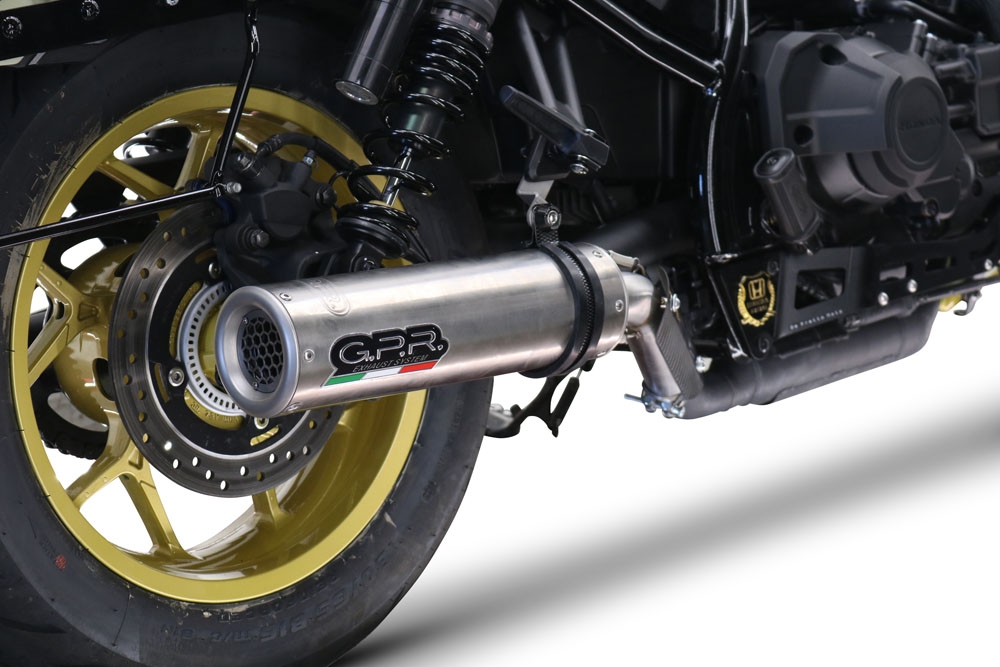 Pot echappement compatible avec Honda Cmx 1100 Rebel 2021-2024, M3 Inox , Échappement légal, homologué,silencieux avec db killer amovible et tuyau de liaison spécifique 