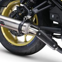 Pot echappement compatible avec Honda Cmx 1100 Rebel 2021-2024, M3 Inox , Échappement légal, homologué,silencieux avec db killer amovible et tuyau de liaison spécifique 