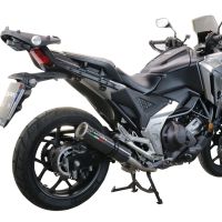Pot echappement compatible avec Honda Nc 750 X - S Dct 2014-2015, M3 Inox , Échappement légal, homologué,silencieux avec db killer amovible et tuyau de liaison spécifique 