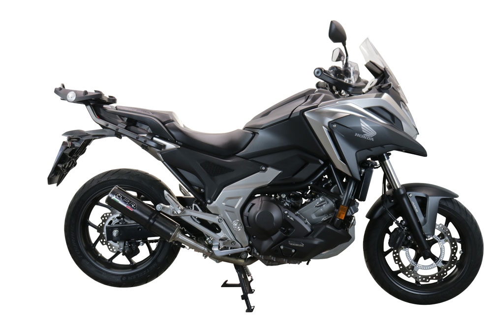 Pot echappement compatible avec Honda Nc 750 X - S Dct 2014-2015, M3 Inox , Échappement légal, homologué,silencieux avec db killer amovible et tuyau de liaison spécifique 