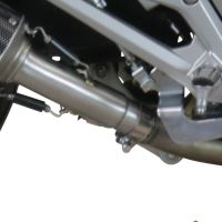 Pot echappement compatible avec Honda Nc 750 X - S Dct 2017-2020, Furore Evo4 Nero, Échappement légal, homologué,silencieux avec db killer amovible et tuyau de liaison spécifique 