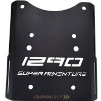 Top case GPR TECH compatible with  Ktm Lc 8 1290 Super Adv 2015/2016 e3 GPR TECH Top case in aluminum, black color with specific plate included Capacity 45 LT.