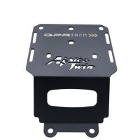 GPR TECH compatible with  Honda Crf 1000 L Africa Twin Adventure Sport 2018/2020 e4 GPR TECH SPECIFIC PLATE IN TITANIUM TOP CASE-ALPITECH 35/55 LT compatible with original luggage rack,titanium made with 4 anchor points