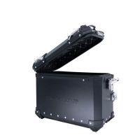 GPR TECH compatible with  Honda Crf 1000 L Africa Twin 2018/2020 e4 GPR TECH Pair of side cases aluminum made with contoured right side, black color with specific pannier holder Capacity 38 LT. + 32 LT.