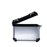 GPR TECH compatible with  Benelli Trk 502 2017/2020 e4 GPR TECH Pair of side cases aluminum made, silver color with specific pannier holder Capacity 38 LT. + 38 LT.