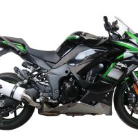 Pot echappement compatible avec Kawasaki Ninja 1000 Sx 2020-2020, Albus Evo4, Échappement légal, homologué,silencieux avec db killer amovible et tuyau de liaison spécifique 