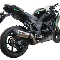 GPR exhaust compatible with  Kawasaki Ninja 1000 Sx 2020-2020, New Grand Prix Evo Titanium, Slip-on exhaust including link pipe 